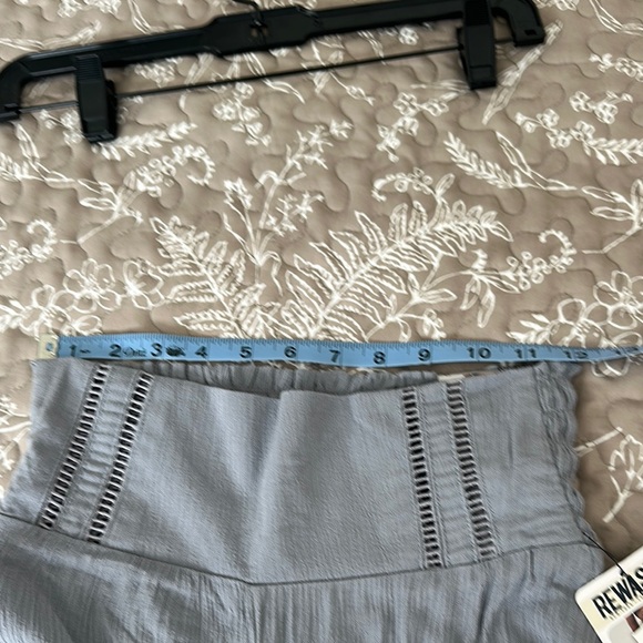 Rewash Blue Ruffle Bell Wide Leg Pants - Picture 7 of 9